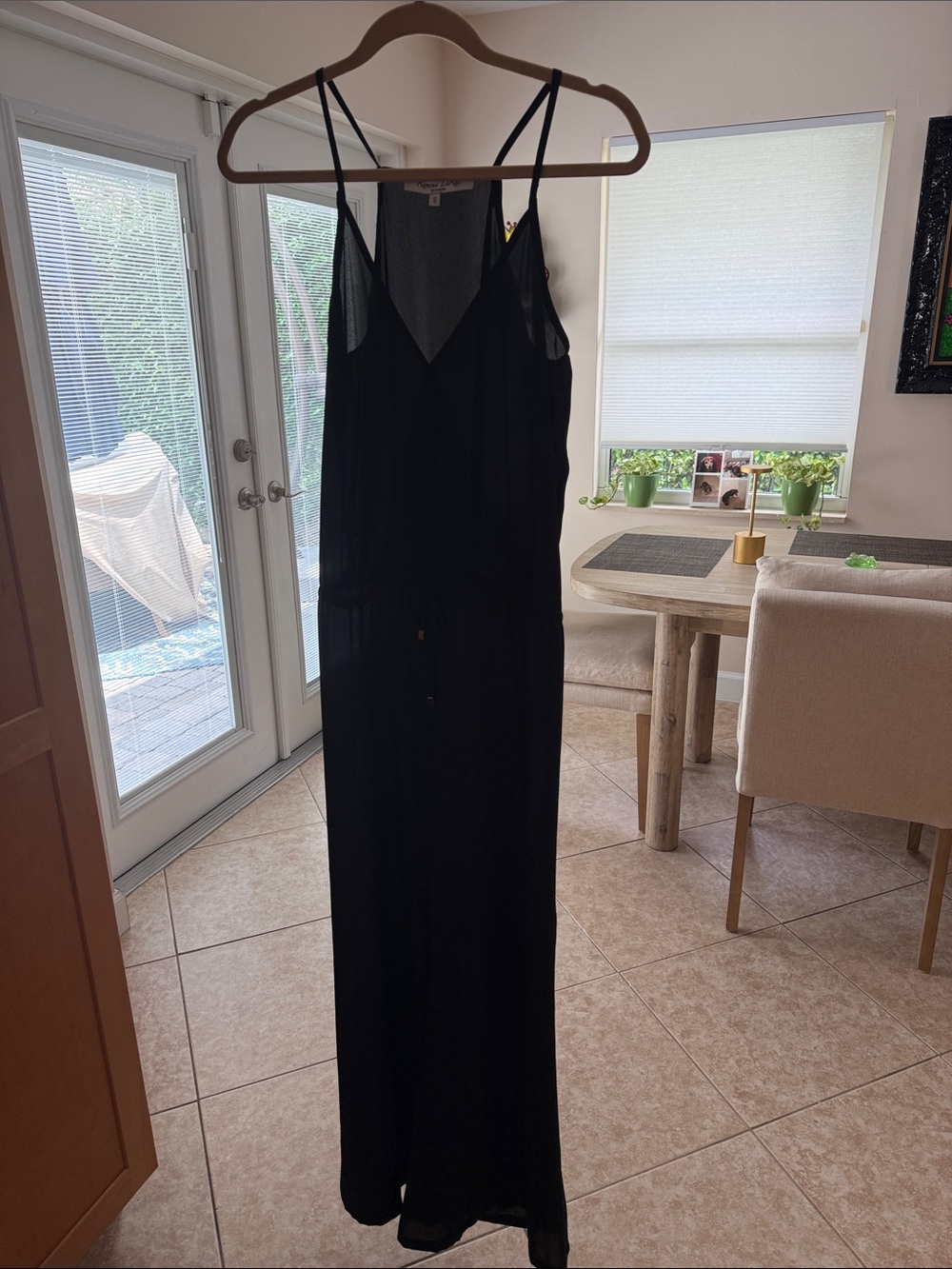 Ramona LaRae by Arianne Black Spaghetti-Strap Jumpsuit